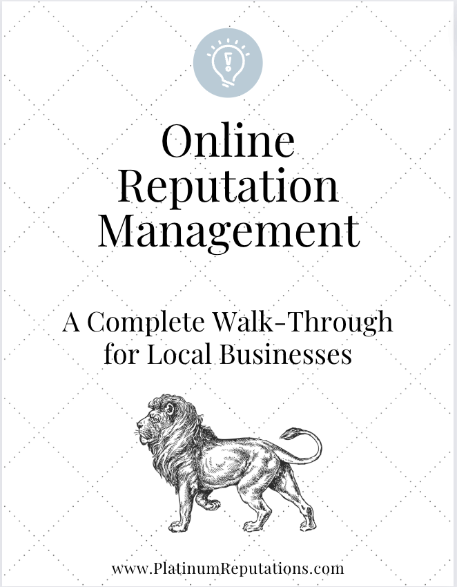 platinum reputations online reputation management guide