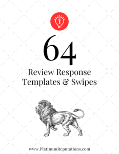 Review Response Template and Swipes